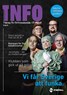 Omslaget till nummer 9 av tidningen Info för förtroendevalda i IF Metall. Omslagsbild: fem förtroendevalda i arbetskläder.